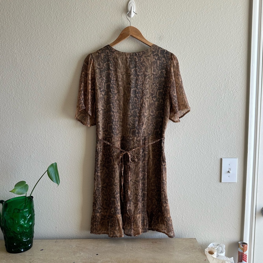 Abercrombie And Fitch Button Down Python Print Dr… - image 8